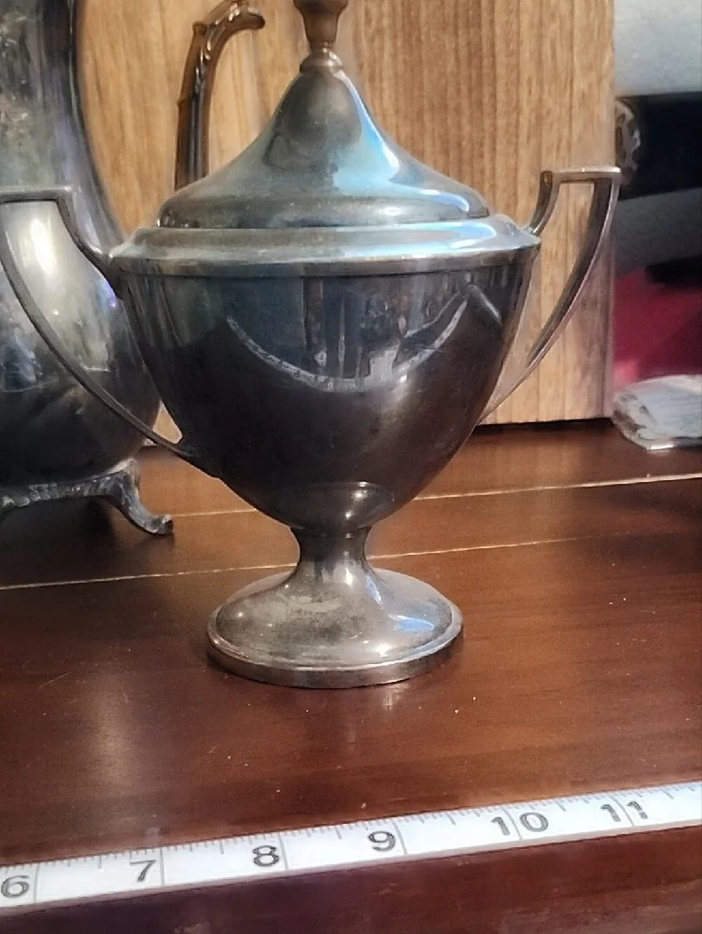 Classic Silver Tea Set - Needs Polished